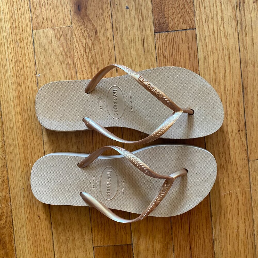 Havaianas Gold Sandals